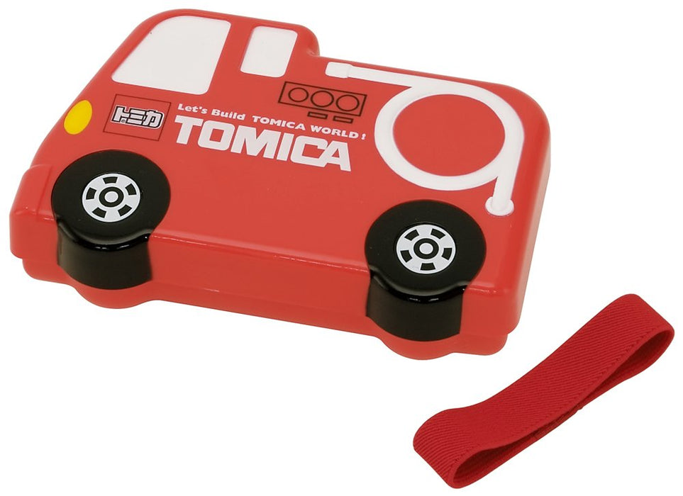 Skater 310ml Tomica Fire Truck Themed Die-Cut Lunch Box Lbd2-A