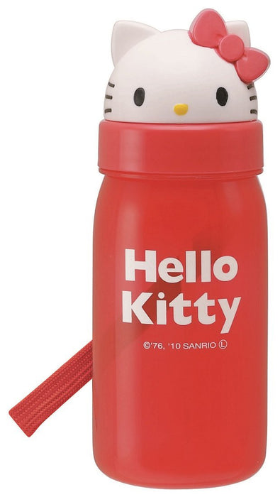 Skater Hello Kitty 350 ml gestanzte Wasserflasche im Strohhalm-Stil – Pbs3St-A