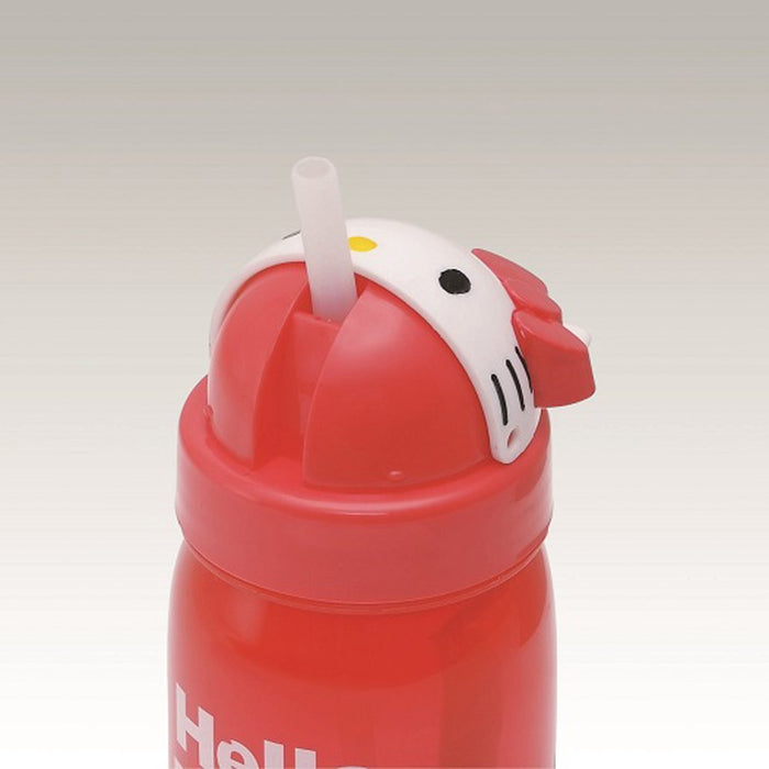 Skater Hello Kitty 350 ml gestanzte Wasserflasche im Strohhalm-Stil – Pbs3St-A