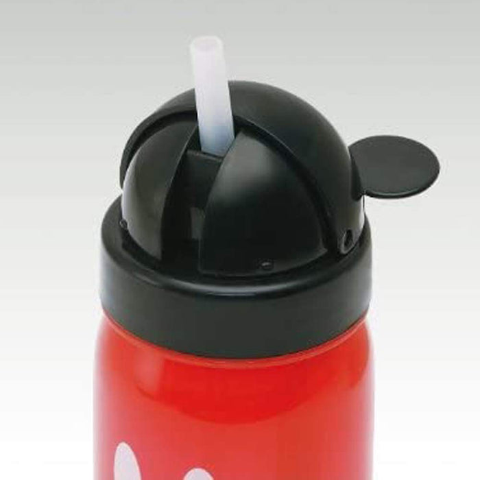 Skater Mickey Mouse Disney Water Bottle Straw-Style Die-Cut 350ml