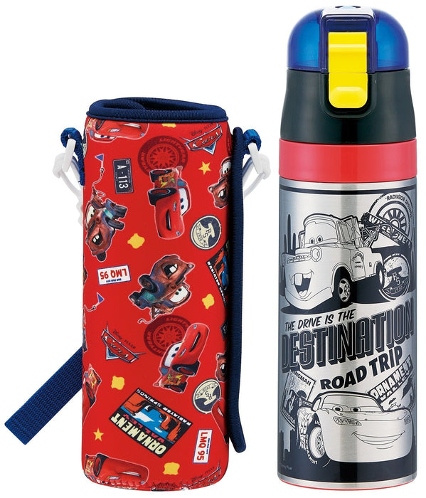 Skater Stainless Steel Water Bottle with Cover Disney Cars 17 470ml
