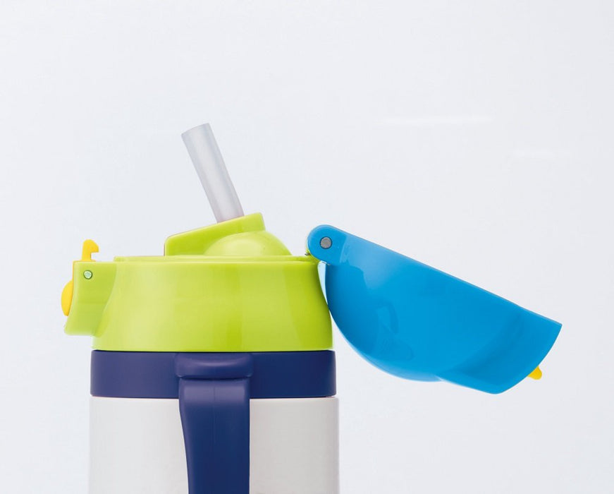 Skater Toy Story Kinder-Wasserflasche aus Edelstahl, 240 ml, mit Doppelgriffen und Strohhalm