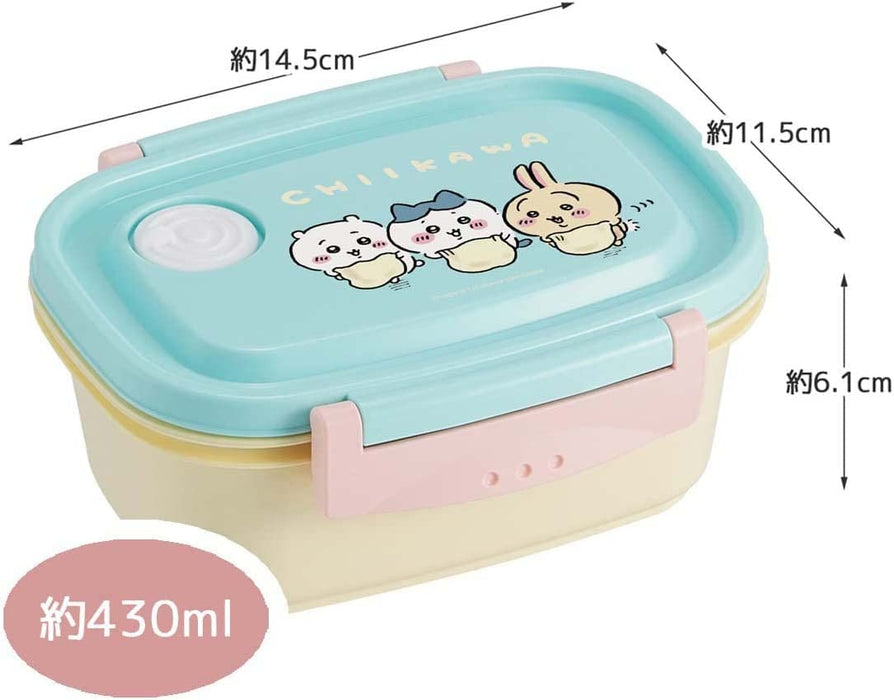 Skater Chiikawa Light 430ml Lunch Box - Microwave Safe Storage Container