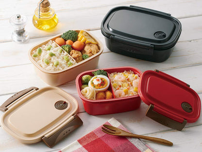 Skater Large 720ml Beige Lunch Box Microwave Safe Sealable Storage Container XPM5- Japan Figure Store - #1 Bring To You The Best Japanese Goods