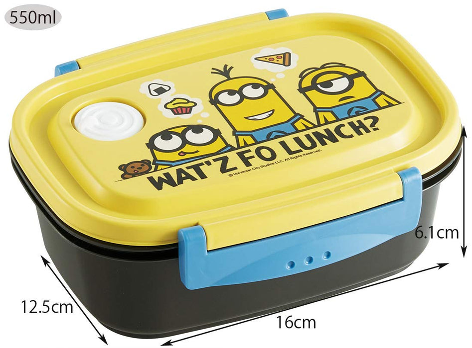 Skater Medium 550ml Minion Lunch Box - Microwave Safe Storage Container