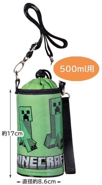 Skater Minecraft-themed 500ml Durable Enamel Plastic Bottle Case