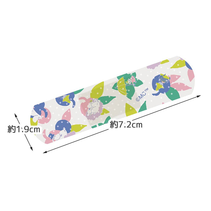 Skater Moomin Bandages de premiers secours de taille moyenne 20 pièces - Fabriqués au Japon