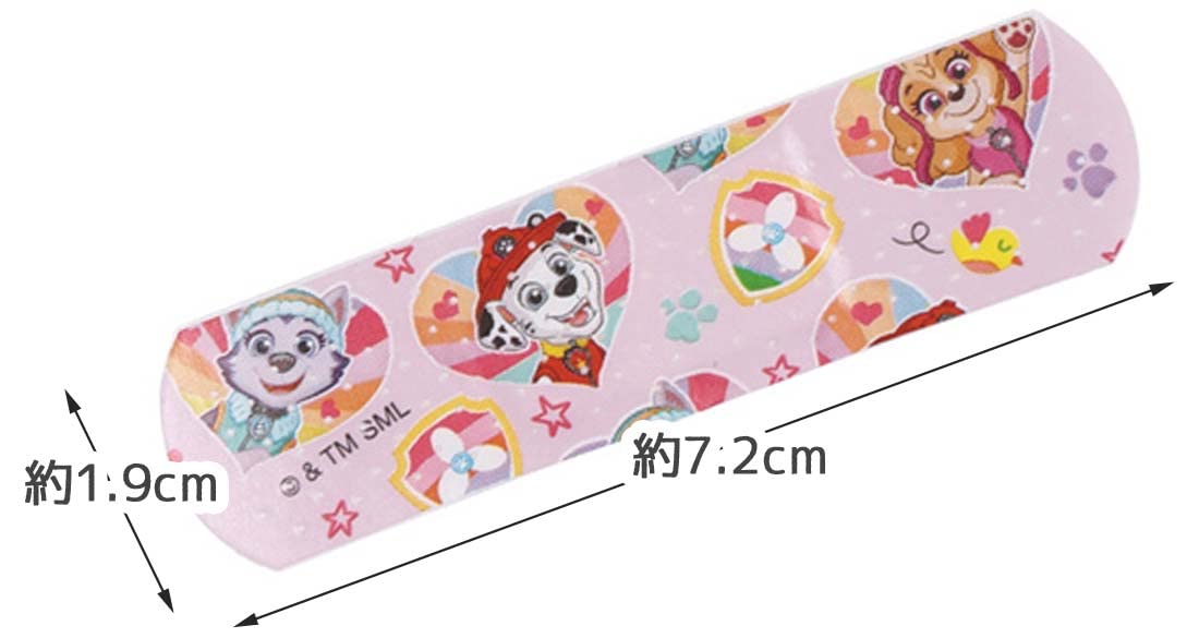 Skater Paw Patrol Bandages de premiers secours de taille moyenne 20 unités Qqb1-A fabriqués au Japon