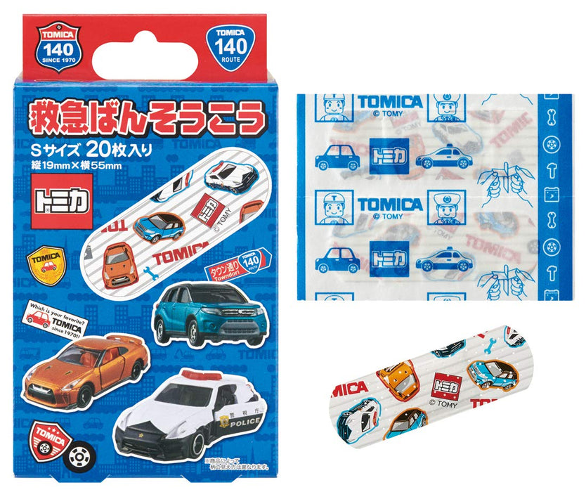Skater Tomica Band-Aid Pack of 20 S Size First Aid Bandage Qqb2-A