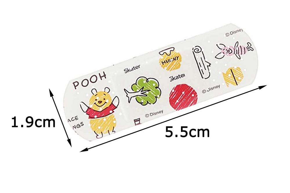 Skater Disney Winnie the Pooh First Aid Bandage Size S Cut Band Pack of 20 Qqb2-A