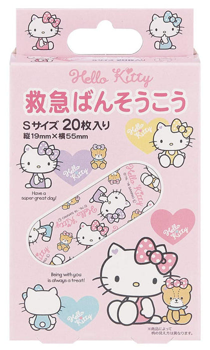 Skater Hello Kitty Pastell Erste-Hilfe-Pflaster, kleine Größe, 20 Stück