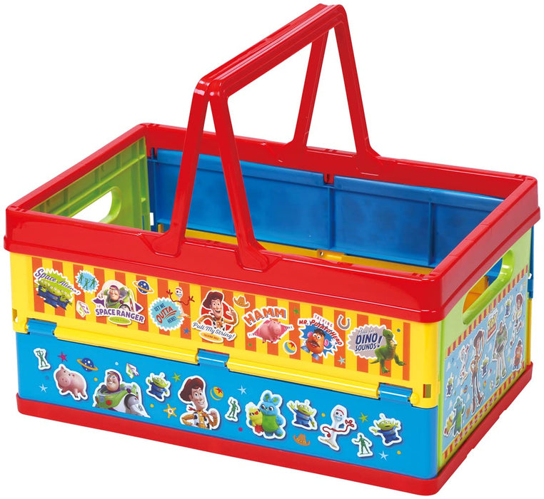 Skater Disney Toy Story Stackable Toy Box with Handle Foldable Storage Basket 38X25X19.5Cm