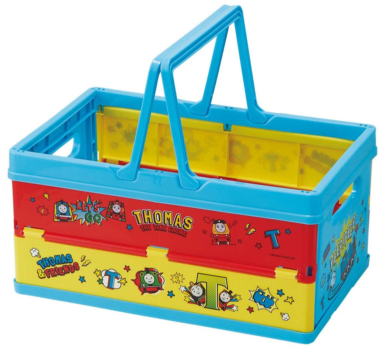 Skater Thomas The Tank Engine Toy Storage Box Foldable & Stackable with Handle 38X25X19.5cm