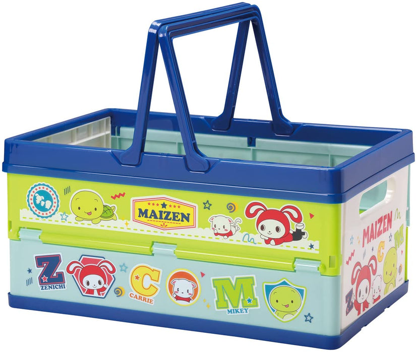 Skater Stackable Toy Storage Box with Handle Folding Basket Maizen Sisters 38x25x19.5cm