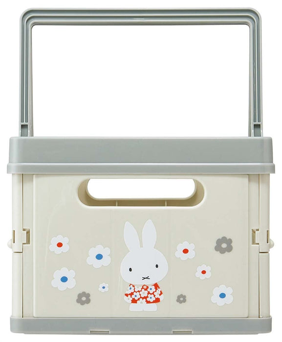 Boîte de rangement pour jouets empilable Skater Miffy Monotone avec poignée 38x25x19,5 cm BWOT13-A