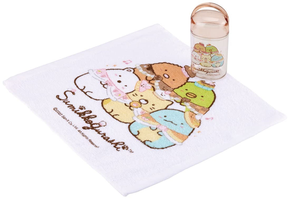 Skater Sumikko Gurashi Sweets Shop Hand Towel 32 x 30.5cm with Case - OA5AG-A