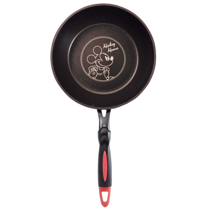 Skater Diamond Coated 20cm Deep Frying Pan IH Gas Stove Compatible Disney Mickey Mouse