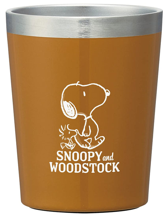 Skater 240Ml Stainless Steel Coffee Tumbler Insulated Snoopy Design STCV1-A