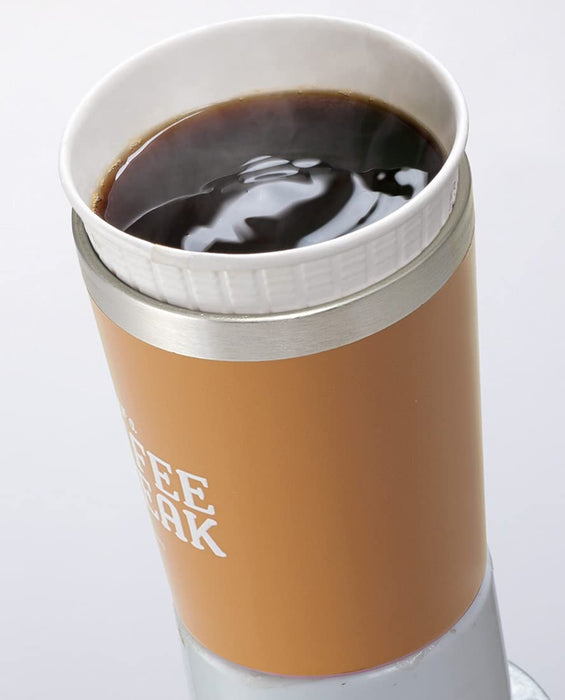 Skater Kaffeebecher aus Edelstahl, isoliert, Snoopy-Design, 240 ml, STCV1-A