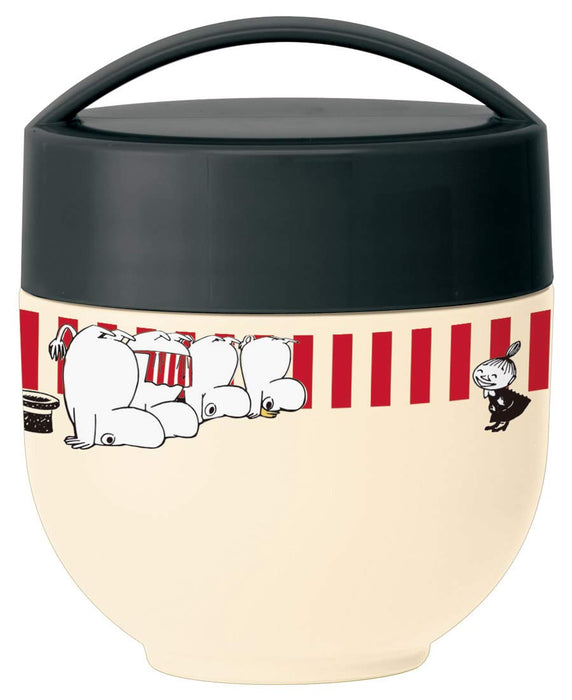 Skater Moomin Stripe Insulated 540ml Rice Bowl Lunch Box Jar Model Ldnc6
