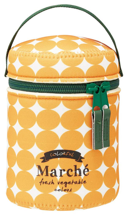 Skater Insulated Medium Lunch Soup Jar Marche Pumpkin 9cm x 13cm Height - SJP1-A