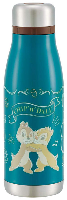 Skater Disney 400ml Stainless Steel Insulated Water Bottle with Chip & Dale Design