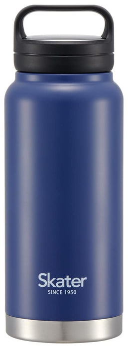 Skater 800ml Navy Stainless Steel Insulated Mug with Screw Handle