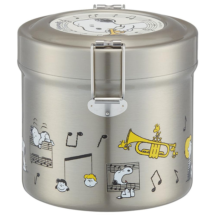 Boîte à lunch isotherme ultra-légère en acier inoxydable Skater 640 ml Snoopy Orchestra