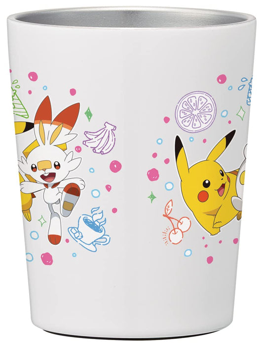 Skater Pokemon 240ml Stainless Steel Tumbler Vacuum Insulated for Cold Coffee