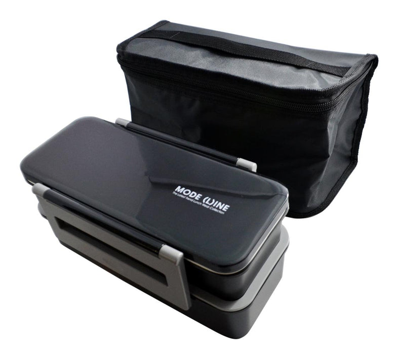 Skater Jumbo 2-Tier 1.3L Lunch Box with Cooler Bag in Mode Line Series - Kcpjw13-A