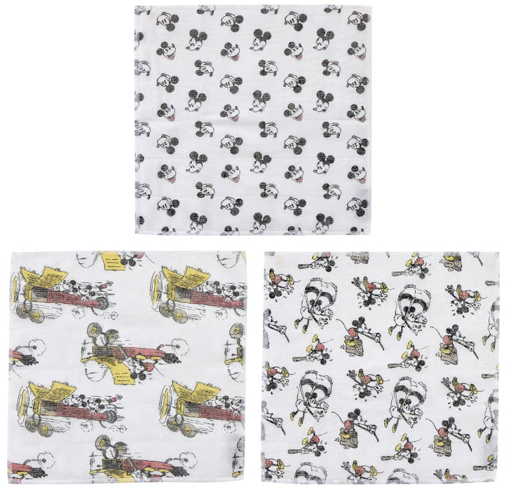 Skater Disney Mickey Mouse Fabric Dishcloth 30 X 30 cm 3-piece Set