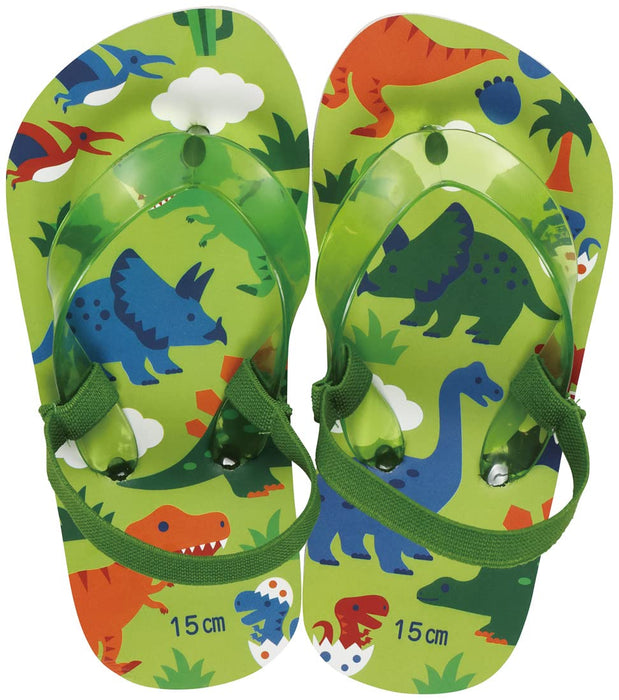Skater Dinosaur Kids Beach Sandals Size 15cm - Fun and Comfortable Footwear