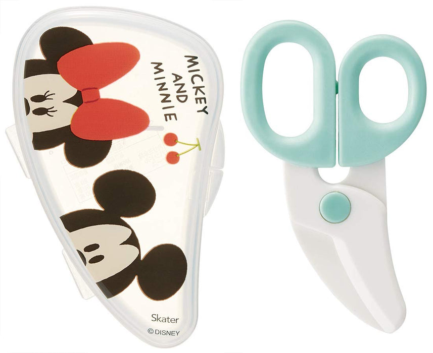Skater Disney Mickey & Minnie Baby Food Cutter Kitchen Scissors BFC1