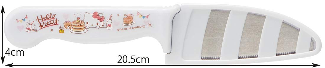 Couteau de patinage sécuritaire pour enfants Skater Hello Kitty, longueur de lame de 9 cm - Série HK2