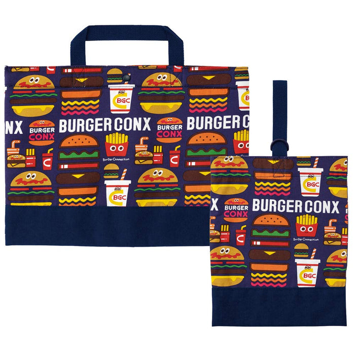 Skater Lesson Bag - Kbl1-A Tote Bag with Burger Conks Design