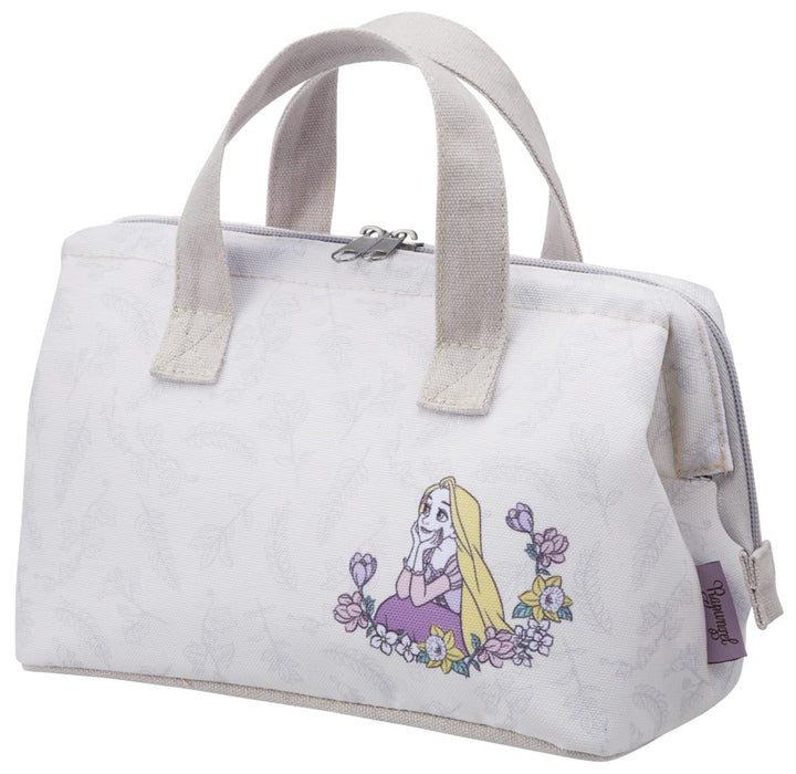 Skater Disney Rapunzel Botanical Canvas Insulated Lunch Bag Handbag Size 22x12x16cm