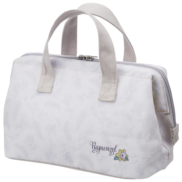 Skater Disney Rapunzel Botanical Canvas Insulated Lunch Bag Handbag Size 22x12x16cm