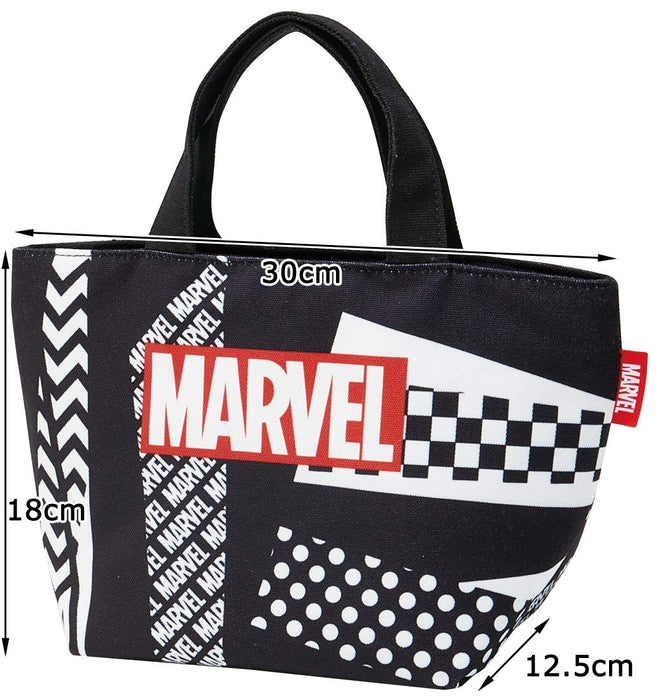 Skater Marvel Logo Canvas Lunch Bag Tote 30 X 12.5 X H18Cm by Skater