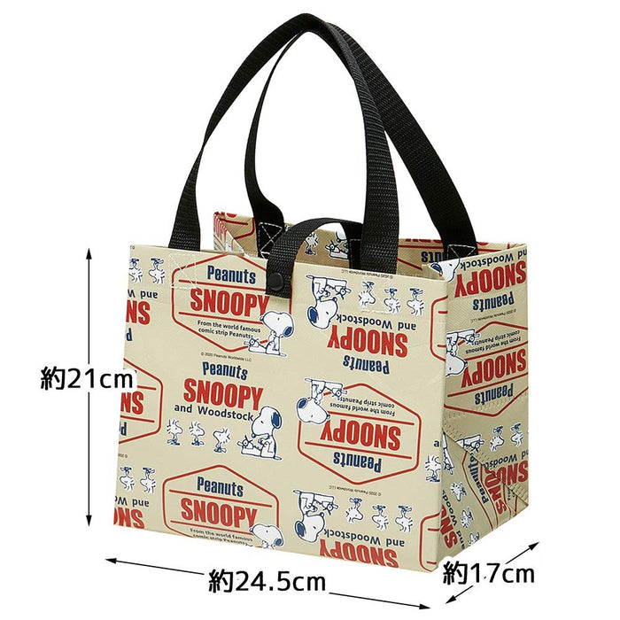 Skater Snoopy Retro Label Peanuts Lunch Bag Kcl1 - Convenient & Stylish