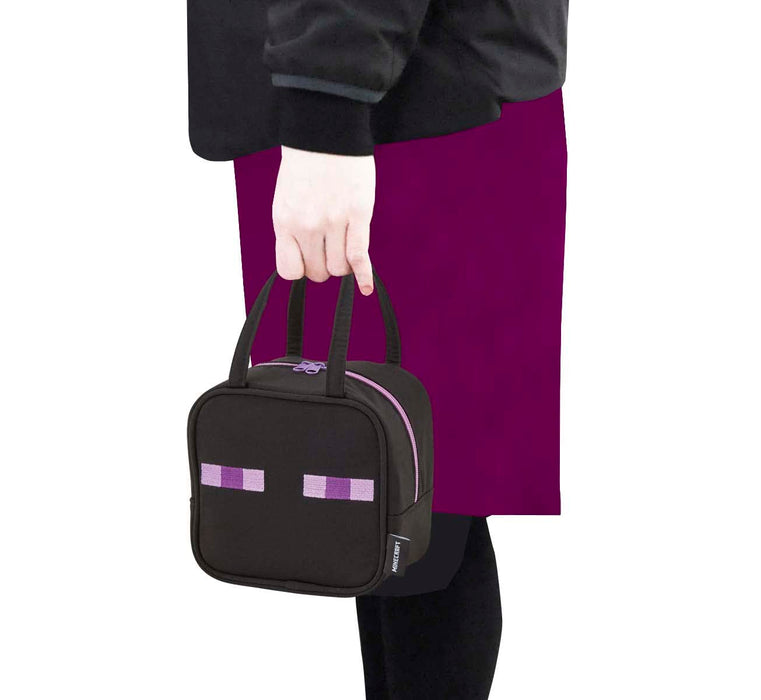Skater Enderman Minecraft Lunch Bag with Mini Pocket 32 x 12 x H21cm - KNBP1