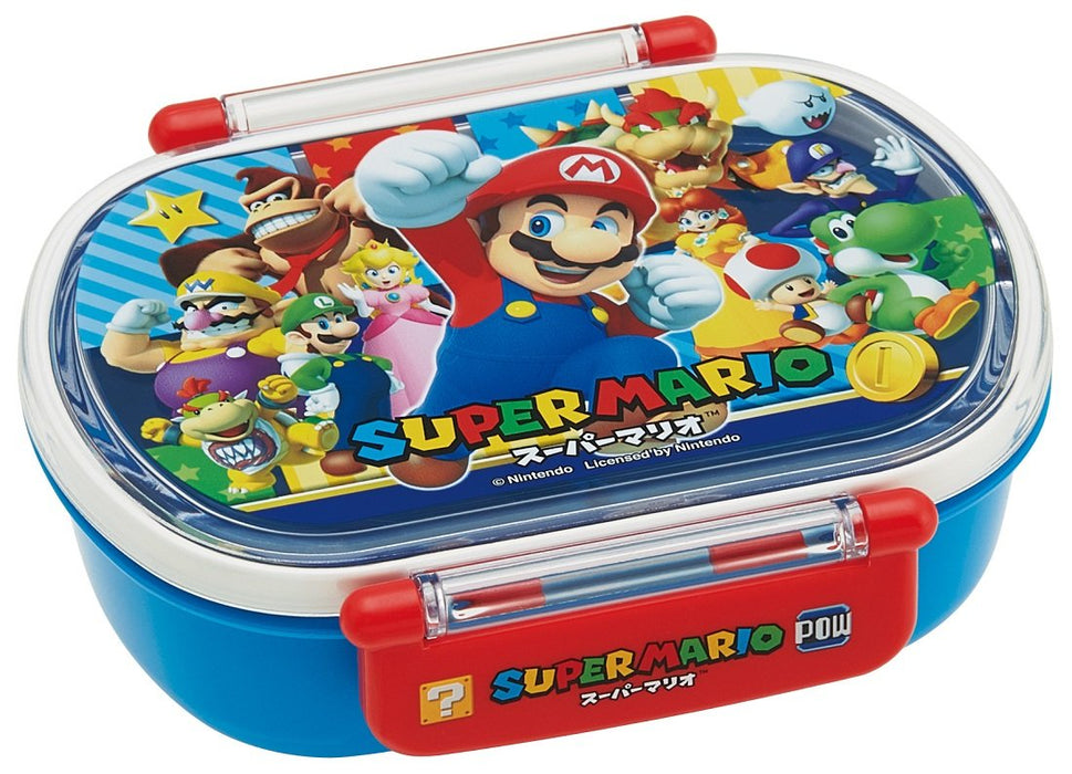 Skater Super Mario 17 Bento Box 360Ml Japanese Made Lunch Box