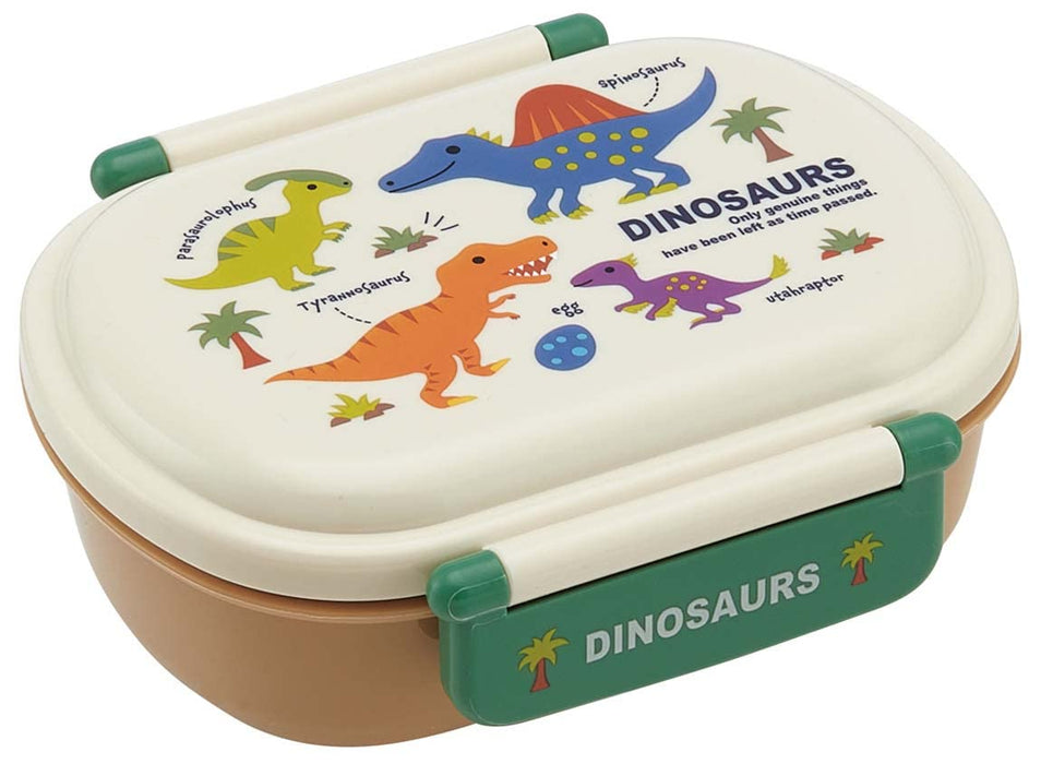 Skater Dinosaur Picture 360Ml Antibacterial Children's Lunch Box - Made in Japan