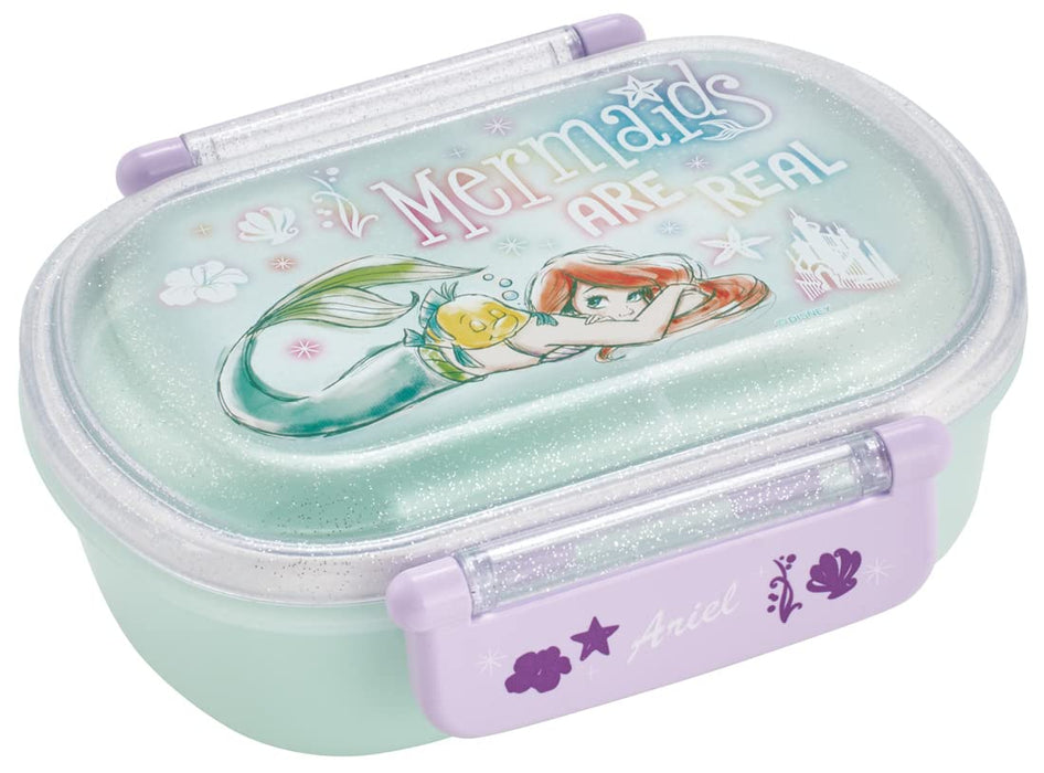 Lunchbox für Kinder und Mädchen von Skater Disney Ariel, 360 ml, antibakteriell, hergestellt in Japan