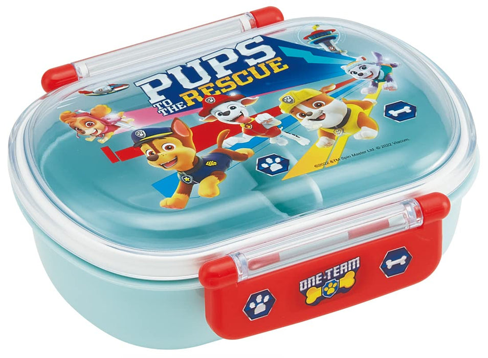 Boîte à lunch antibactérienne pour enfants Skater Paw Patrol 360 ml - Fabriquée au Japon