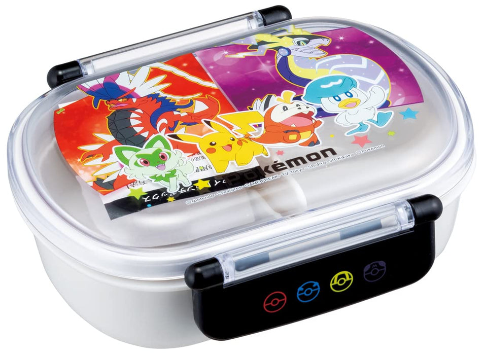 Boîte à lunch antibactérienne pour enfants Skater Pokemon 360 ml fabriquée au Japon Qaf2Baag-A