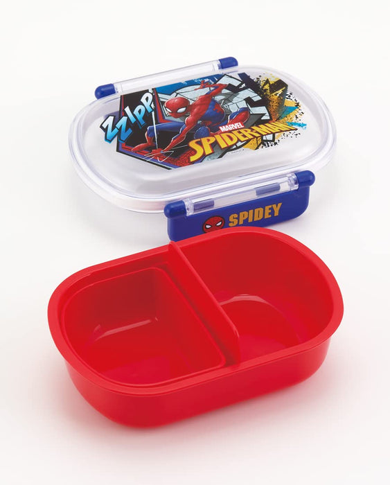 Skater Spider-Man Lunch Box for Children 360Ml Antibacterial Made in Japan