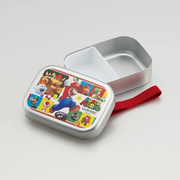 Skater Super Mario 370ml Lunchbox - In Japan hergestelltes Aluminium für Kinder, Wärmer kompatibel