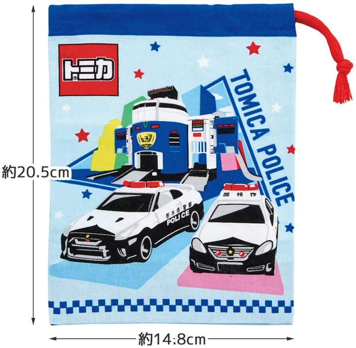 Skater Japan-Made Boys Lunch Box with Cup Bag 21 x 15 cm - Tomica 22 Design KB62-A