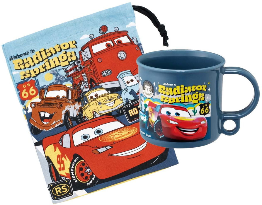 Skater Disney Cars Lunch Box and Cup Bag Set 24 Kb63-A
