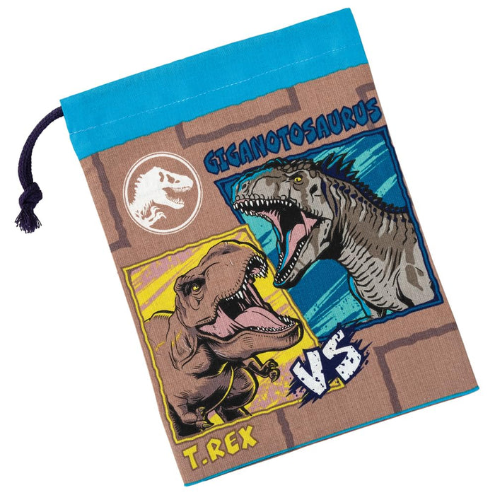 Skater Brand Jurassic World Theme Lunch Box and Cup Bag Set Kb63-A